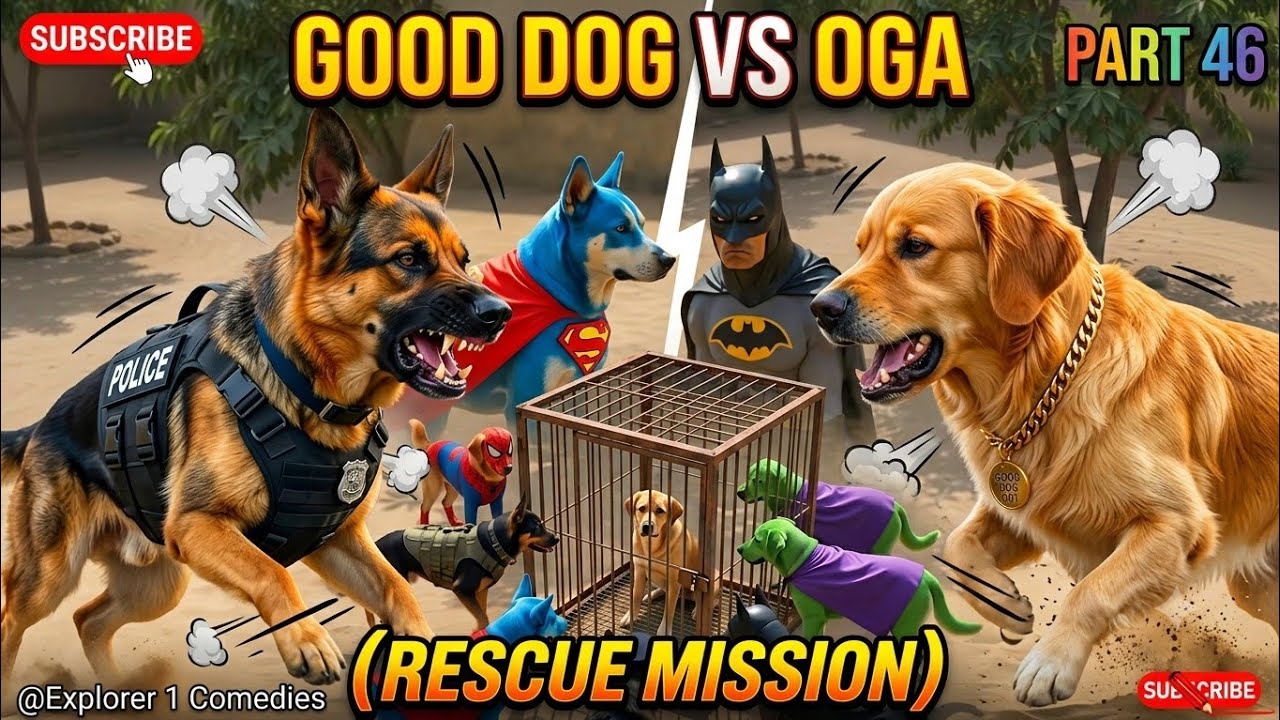 Good Dog Vs Oga Part 46 ( Rescue mission)