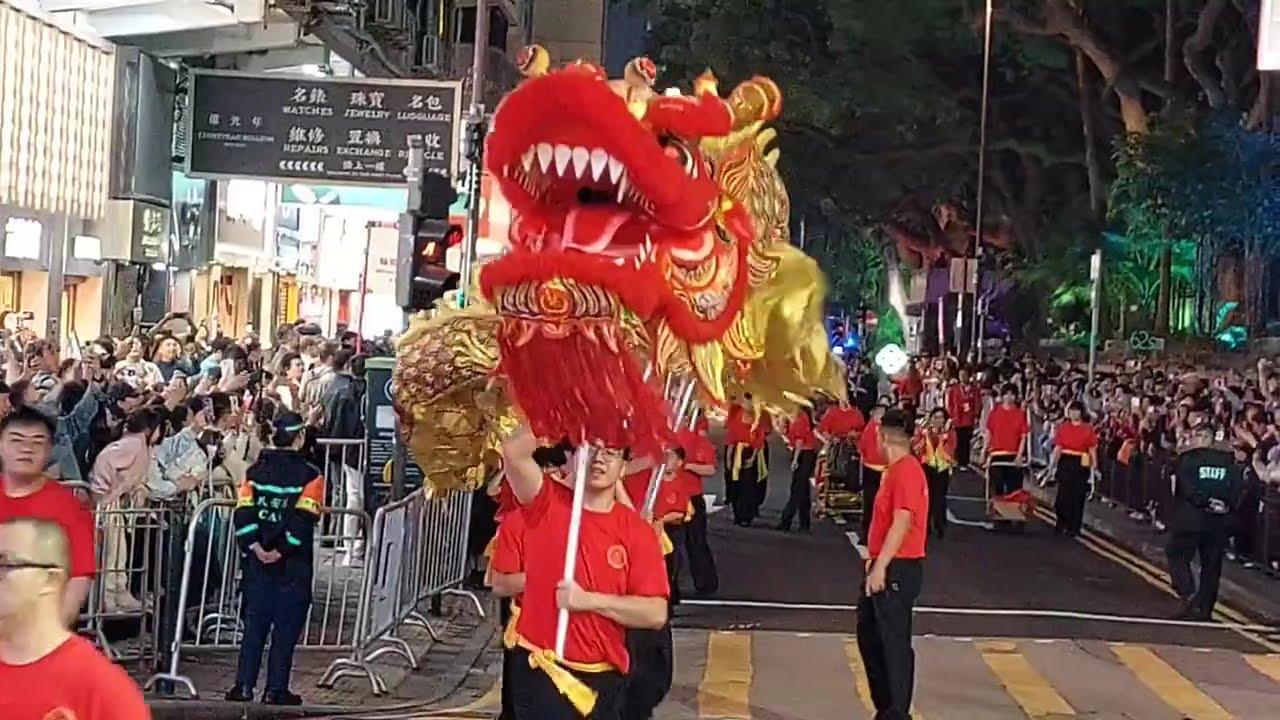 Clips Video During Hongkong Cathay International Chinese New Year Parade #highlights #touristplace 