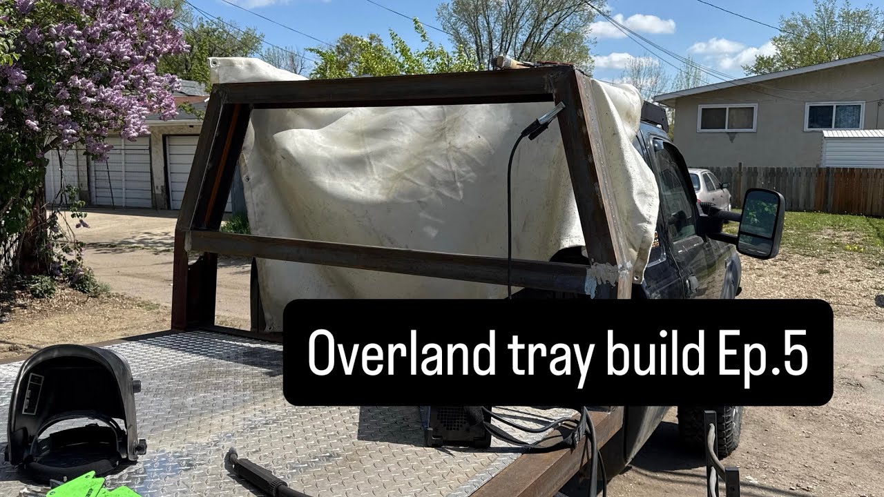 Ford Ranger Overland Build Ep.5 Custom Flatbed Headache Rack Fabrication