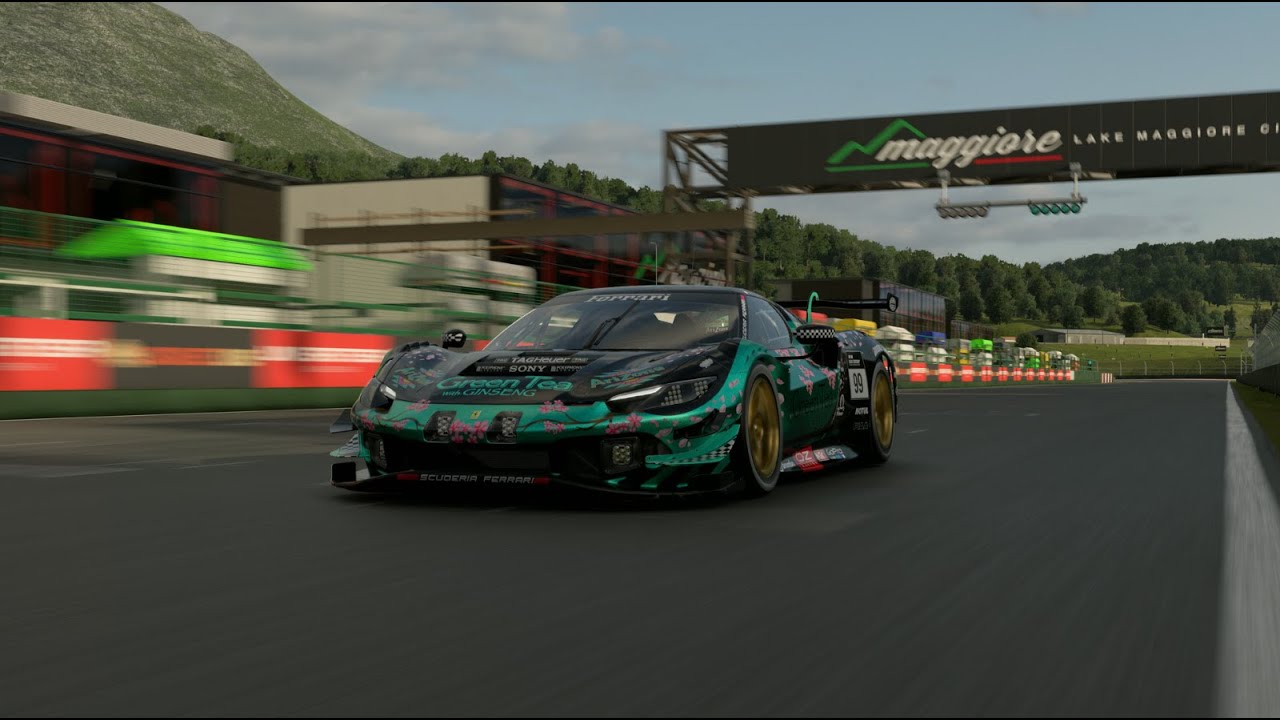 GT7 lago maggiore full reverse | Daily race b | Rank B | Ferrari 296 GT3 |  No commentary |