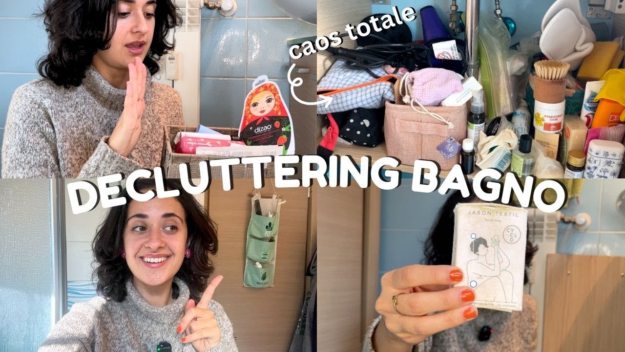 DECLUTTERING DEL MIO BAGNO #sostenibilità