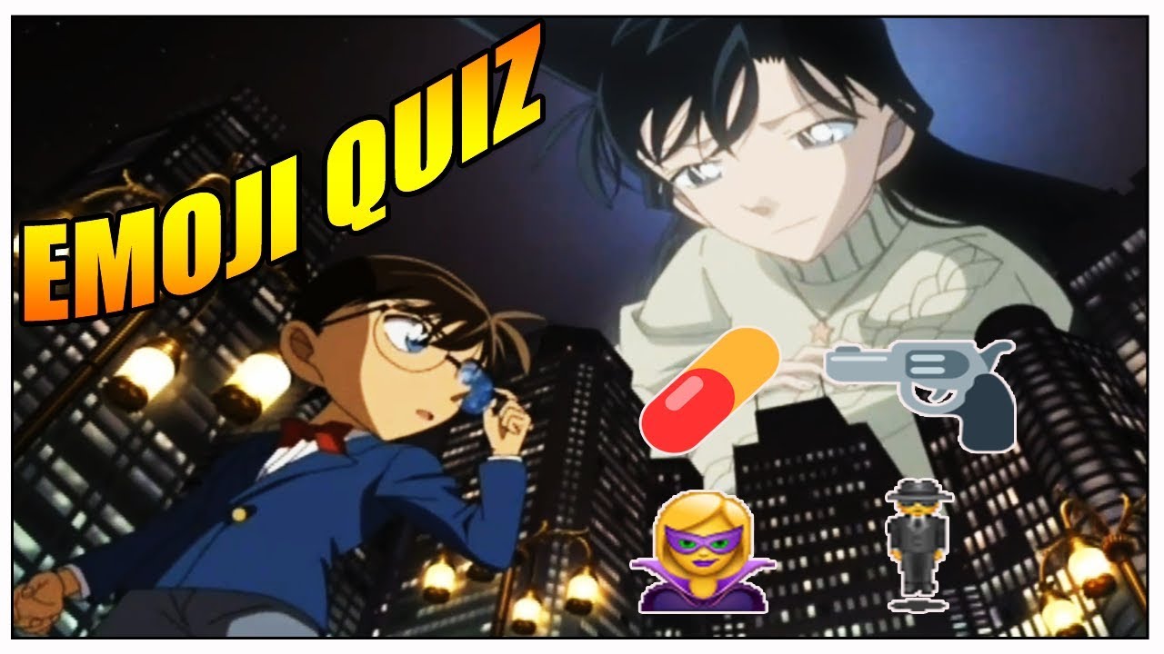 Welcher Charakter ist gesucht? // Detektiv Conan Emoji Quiz