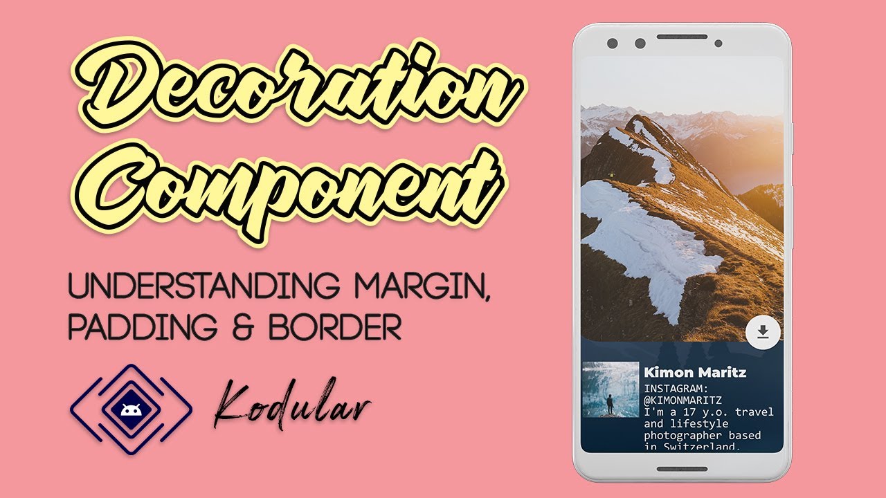 How to use Decoration Component in Kodular | Understanding Margin & Padding | Decorate Components
