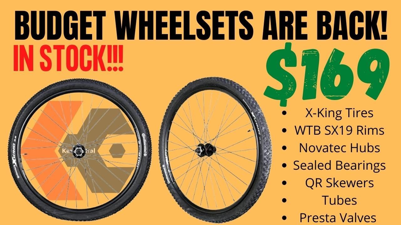 $169 BUDGET MTB WHEELSETS are back!!! WTB SX19 with Continental X-King Tires 29er and 27.5