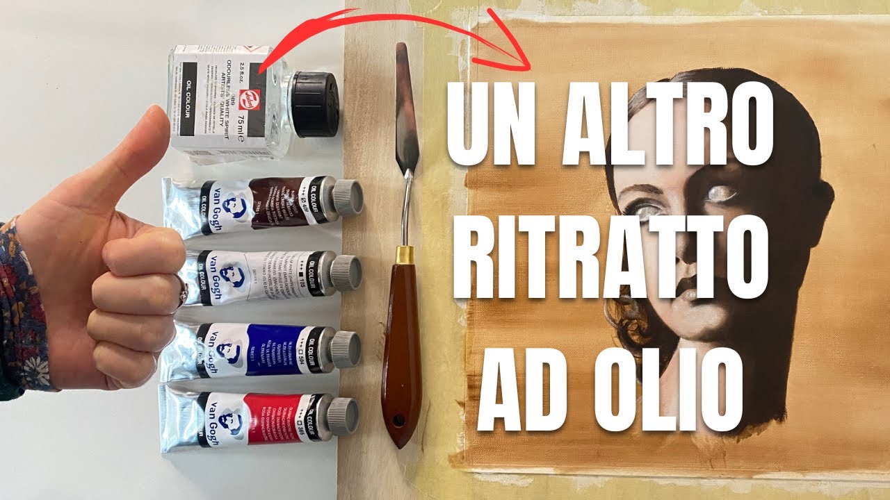 tutorial RITRATTO ad OLIO, tutti i passaggi spiegati per chi sta cominciando!