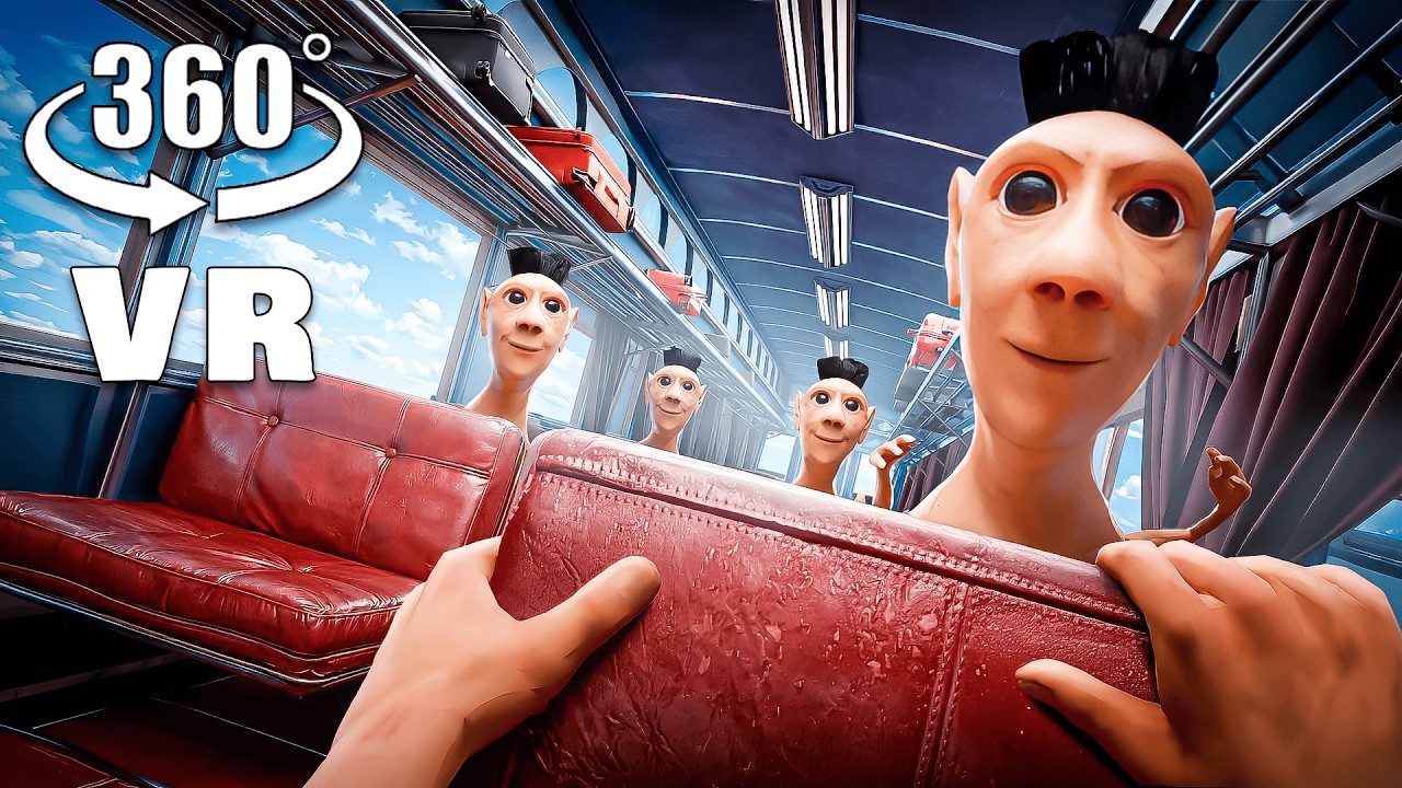 360&deg; VR - Хамуд Хабиби охотится за вами в поезде!