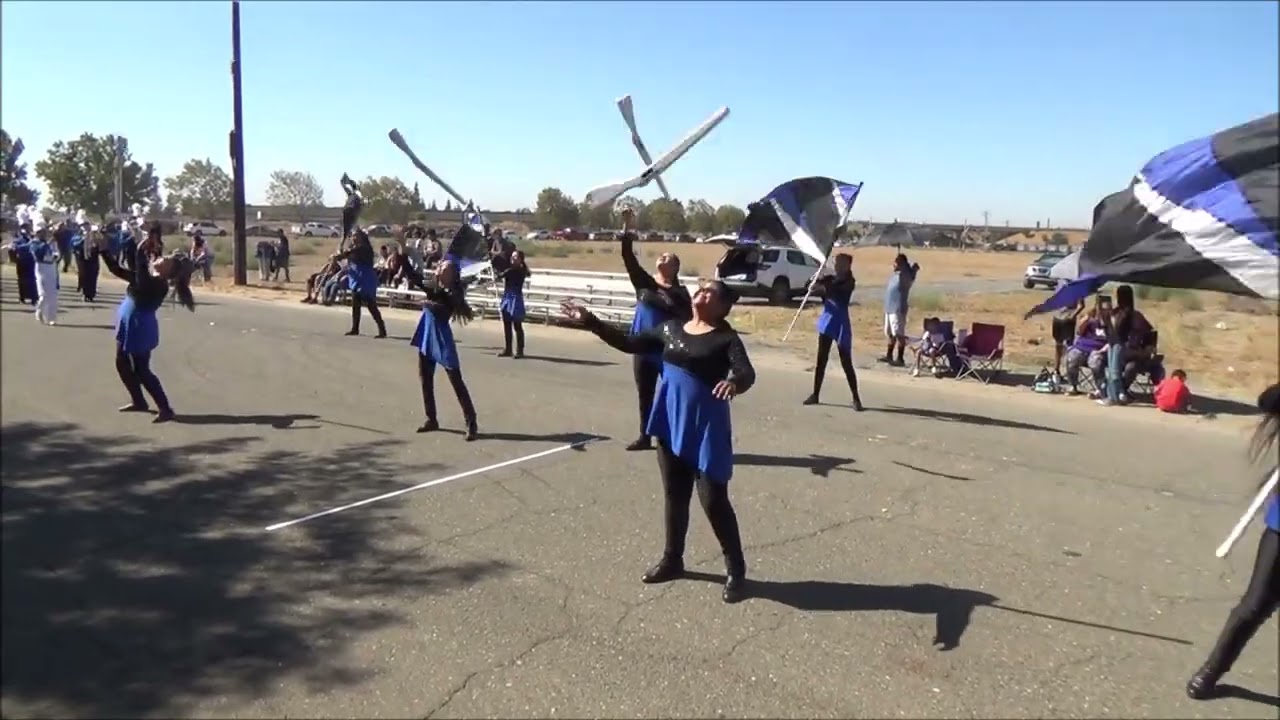 Atwater High School Falcon Marching Band at the 2024 Pitman Preview of Champions