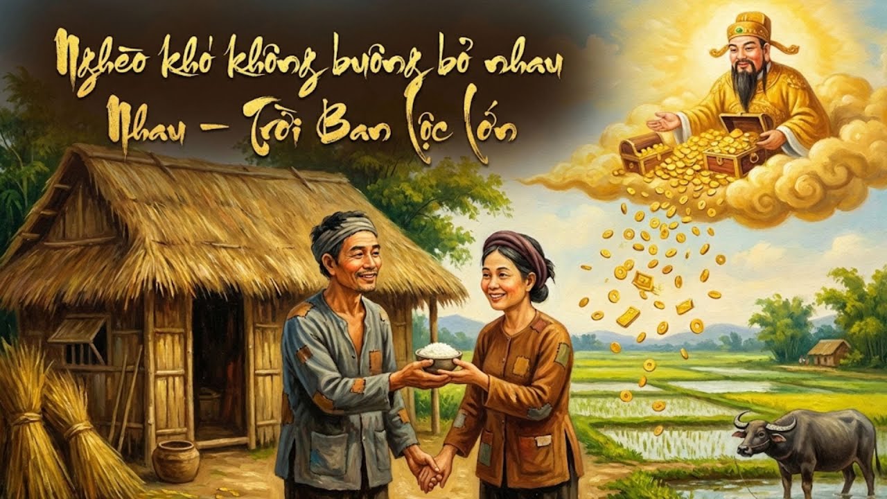 Truyện Nhân Quả Cảm Động: Nghèo Khó Không Buông Bỏ Nhau – Trời Ban Lộc Lớn