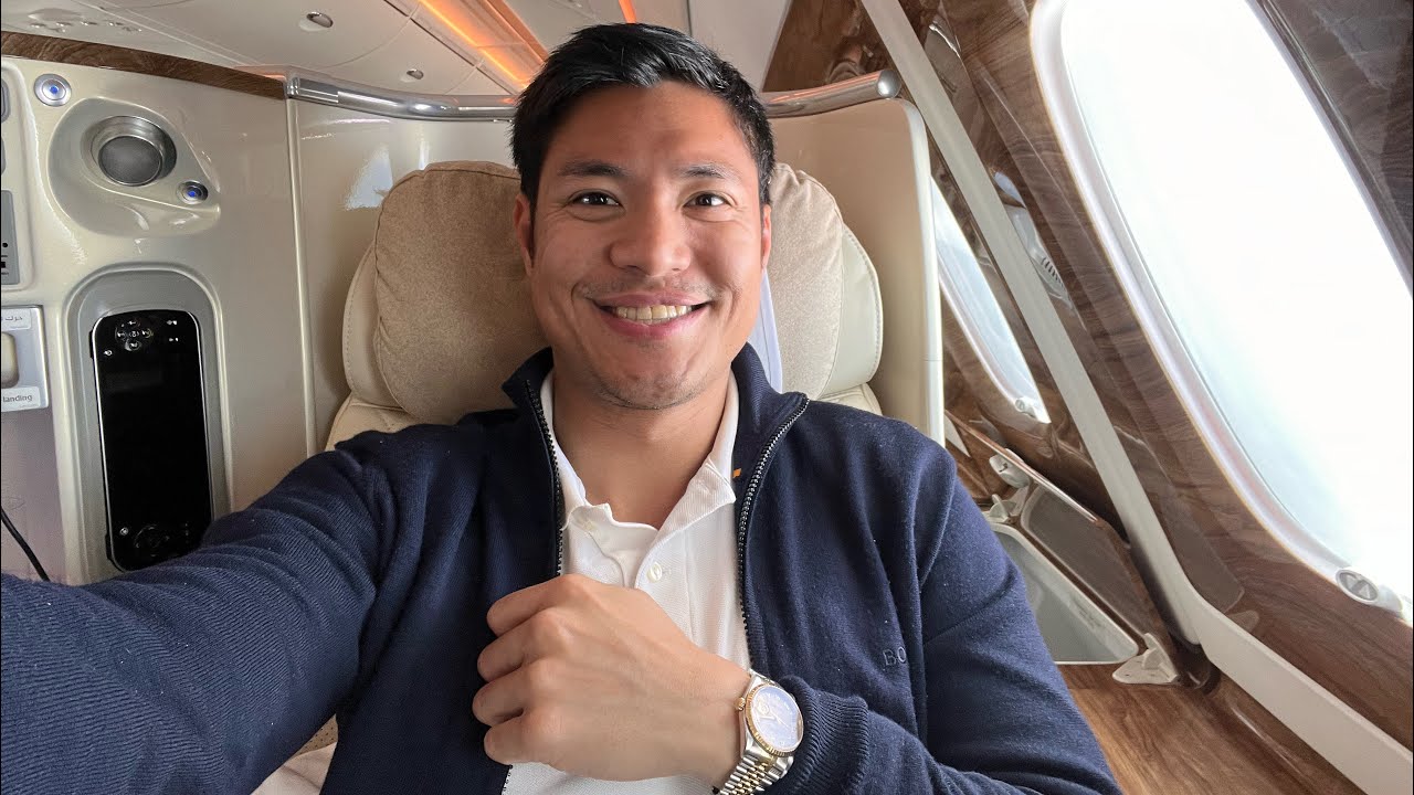 New Emirates A380 Business Class Full Vlog! Dubai to LAX, 16 hour flight!