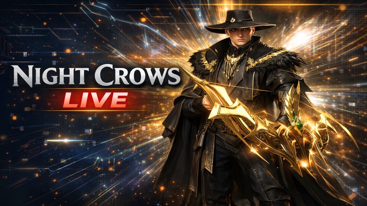 🔴 NIGHT CROWS LIVE: EXP FARM | 2 NFT ACCOUNT IN PIN