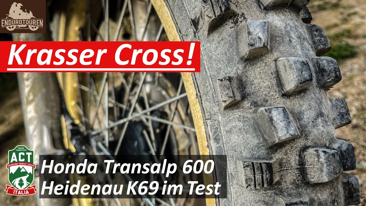 Reifentest | Heidenau K69 | Grobe Stolle | ACT Italien | Honda Transalp 600