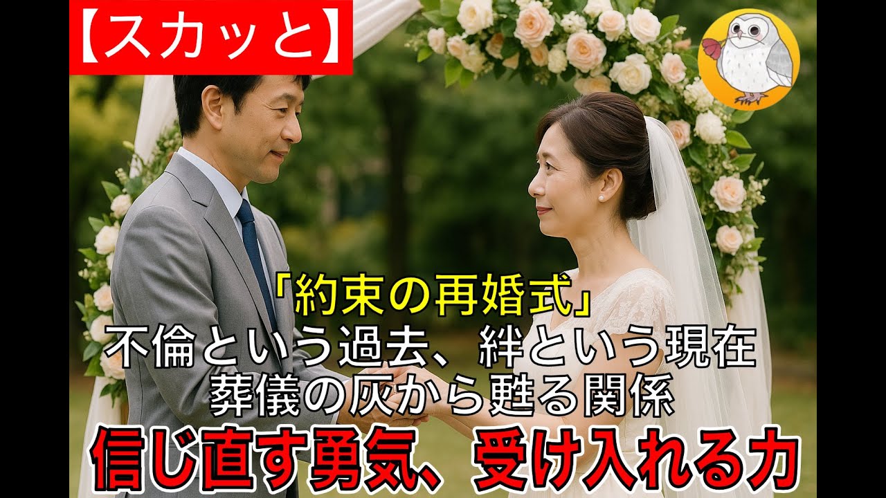 【スカッと】「約束の再婚式」不倫という過去、絆という現在葬儀の灰から甦る関係信じ直す勇気、受け入れる力