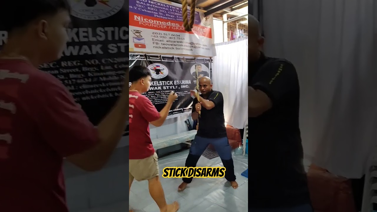 Balintawak Eskrima Stick Disarms #shifu ##balintawak #eskrima #stickdisarms #kungfu #fma #jkdkali