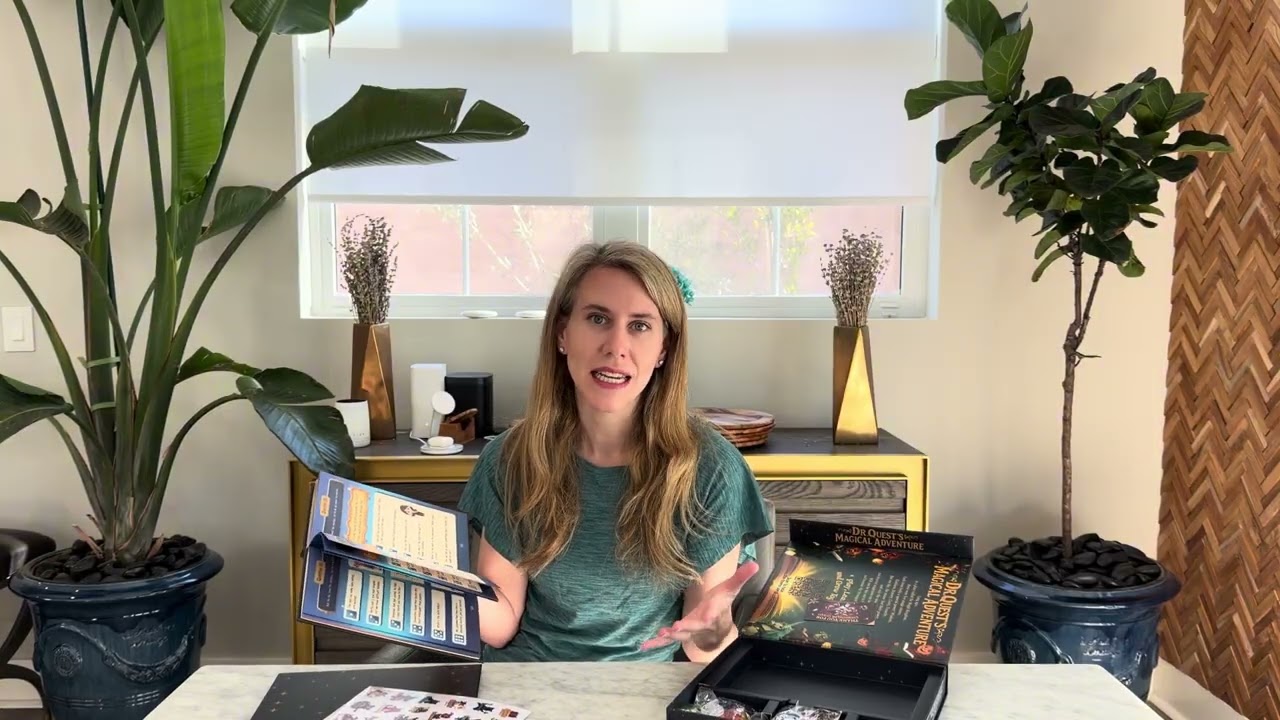 Dr. Quest's Magical Adventure board game unboxing