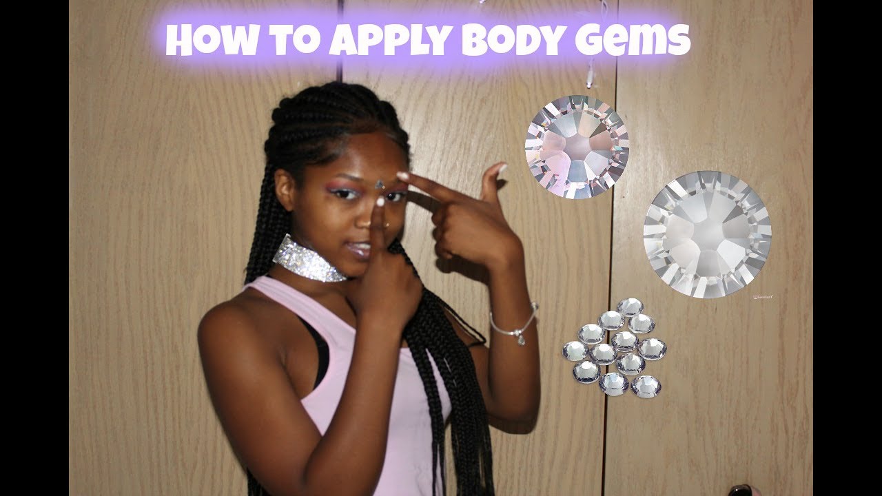 HOW TO APPLY GEMS ONTO FACE