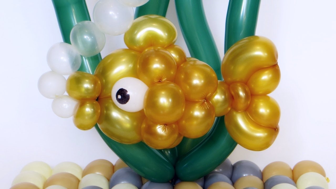 Золотая рыбка из шарика / One balloon Golden fish (Subtitles)