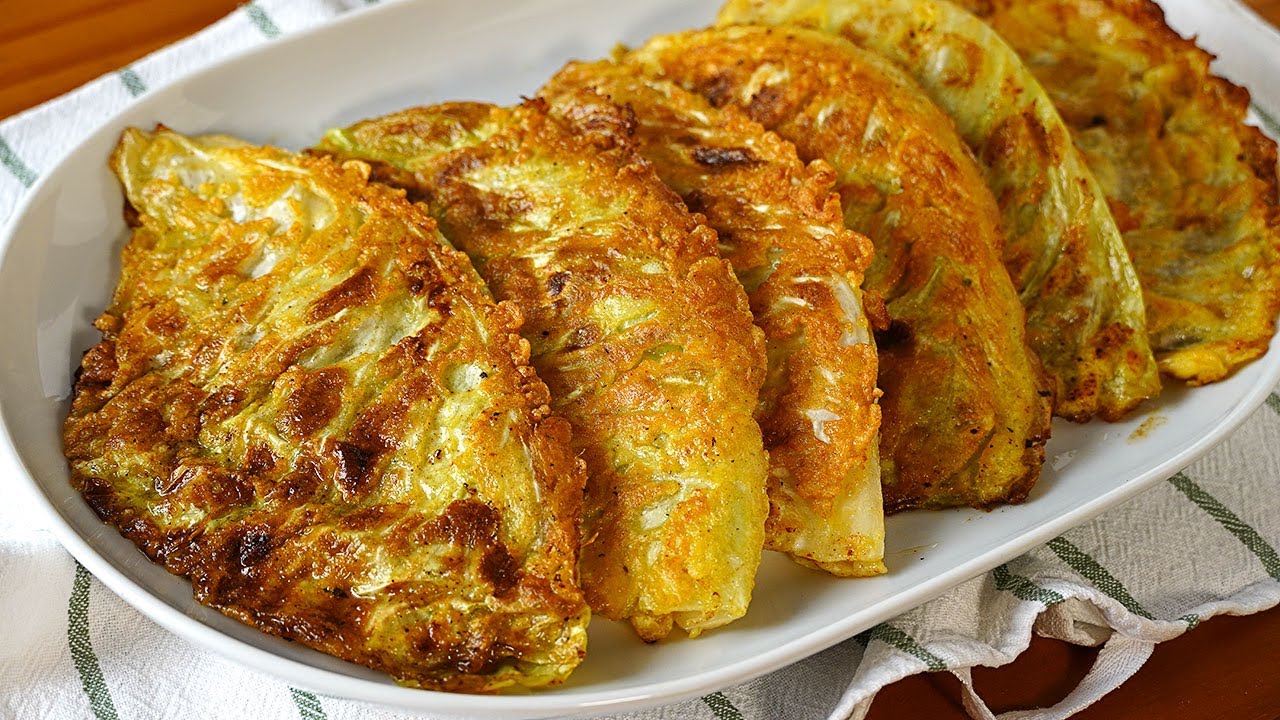 ¡Fría o caliente! Tu decides como comer esta delicia de REPOLLO. Receta de escalope de repollo