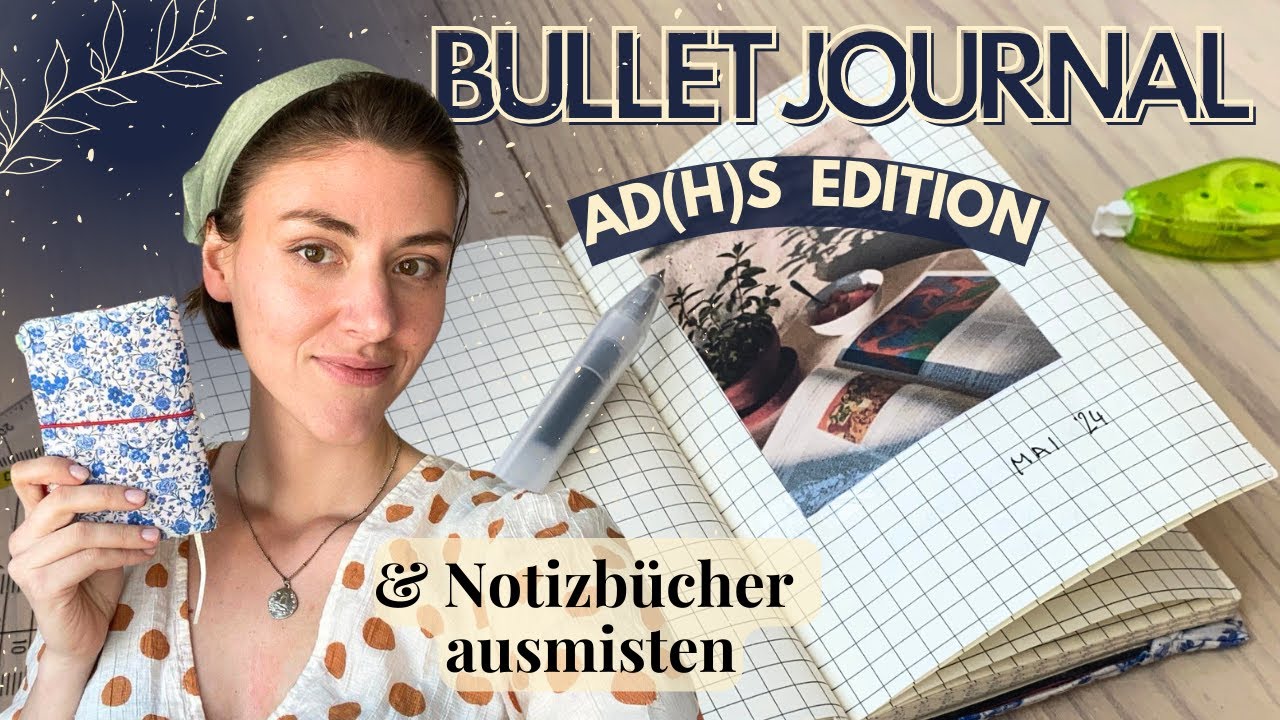Bullet Journal Set Up für ADHS & Notizbücher ausmisten!