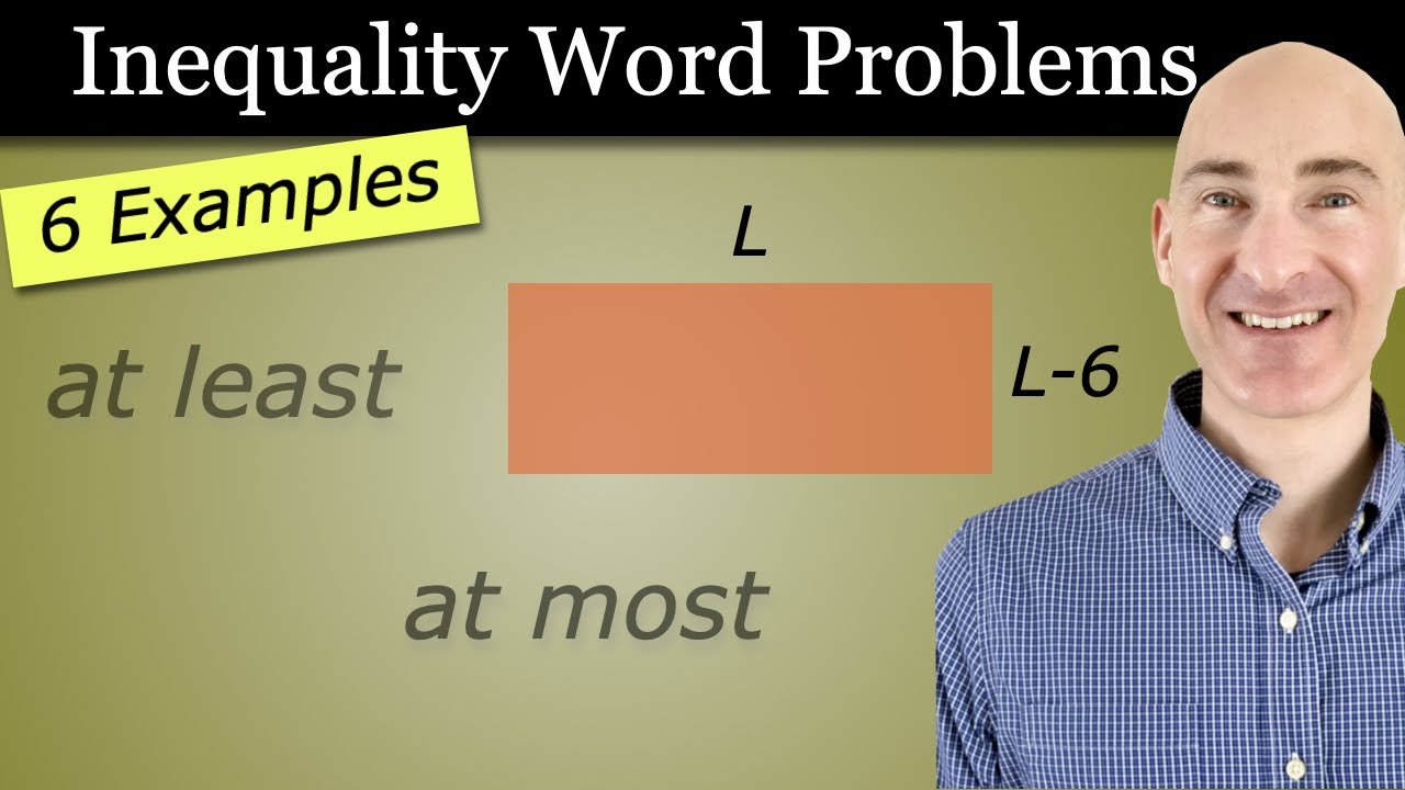 Inequality Word Problems Made EASY (6 Step-by-Step Examples!)