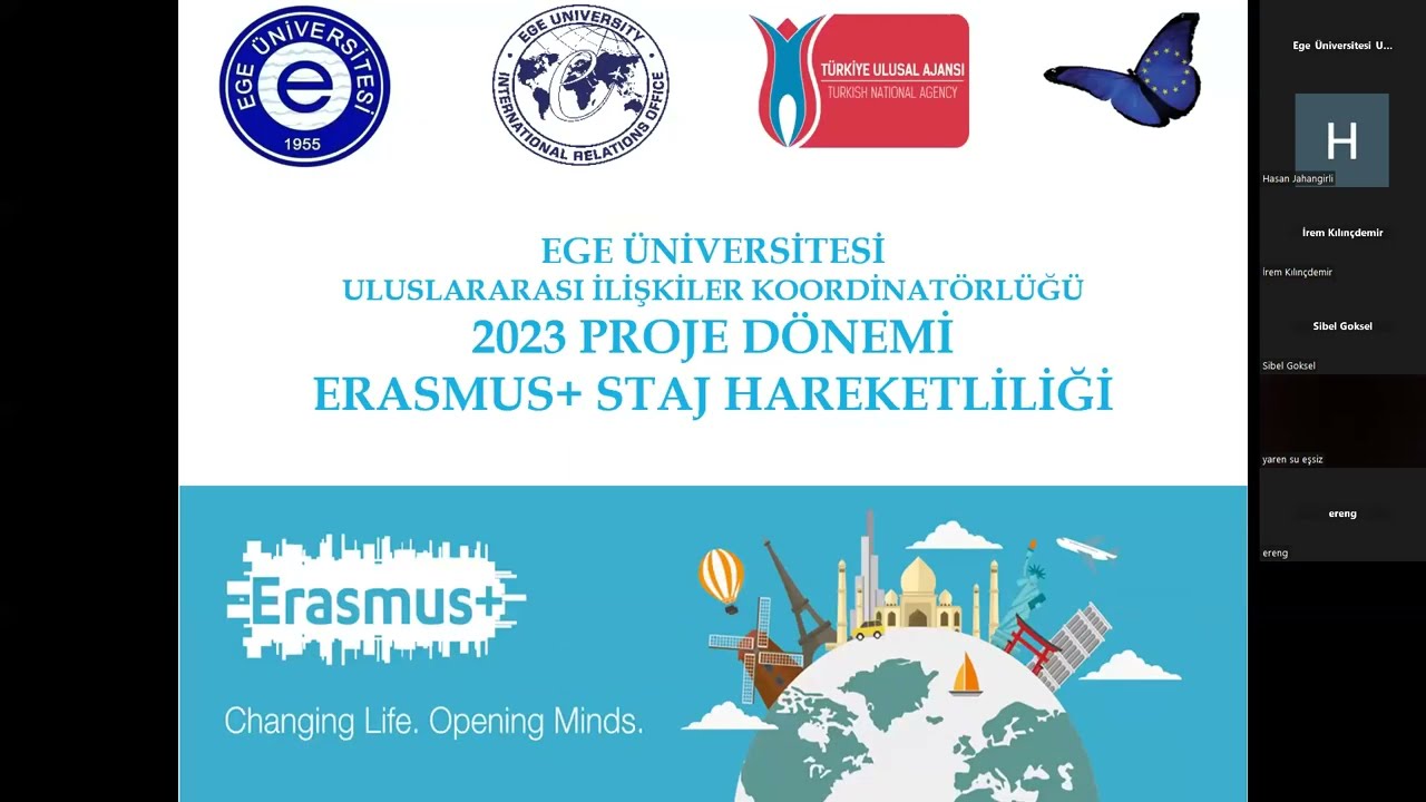 2023 Proje Dönemi Erasmus+ Staj Hareketliliği Oryantasyon Toplantısı