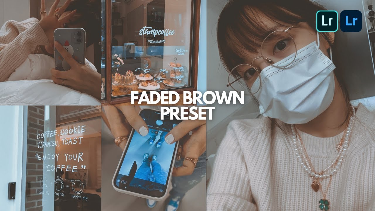 Faded Brown Preset - Lightroom Mobile Aesthetic Brown Preset Free Dng | Brown Tones | Brown Preset