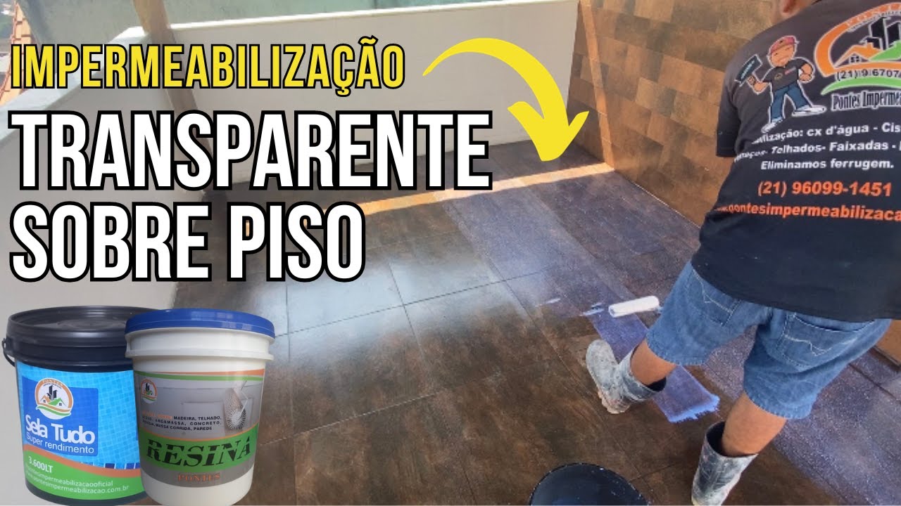 TRANSPARENTE sobre PISO , esse TRATAMENTO de IMPERMEABILIZAÇÃO , é o que vc esperava muito TEMPO.