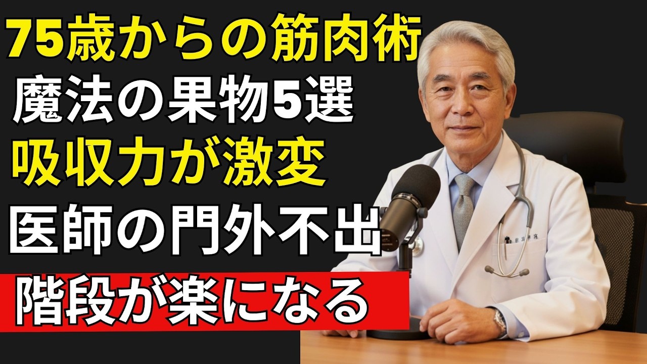 75歳以降の筋肉再生！この果物は卵の10倍速く回復させる | 高齢者の健康