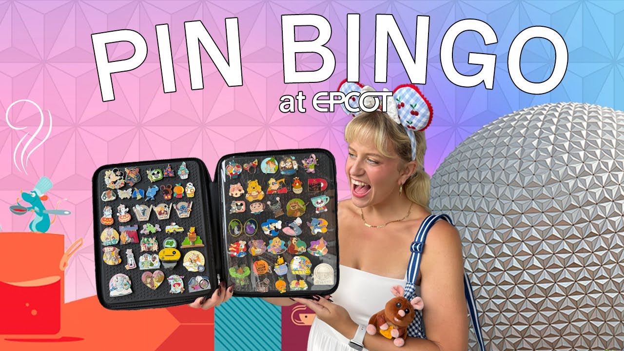 AMAZING Disney Pin Trading BINGO Challenge at EPCOT!