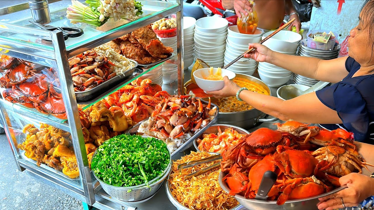 THE BEST Vietnamese Street Food Tour in Saigon 2025 with Mixed Crab Tapioca Noodle Soup