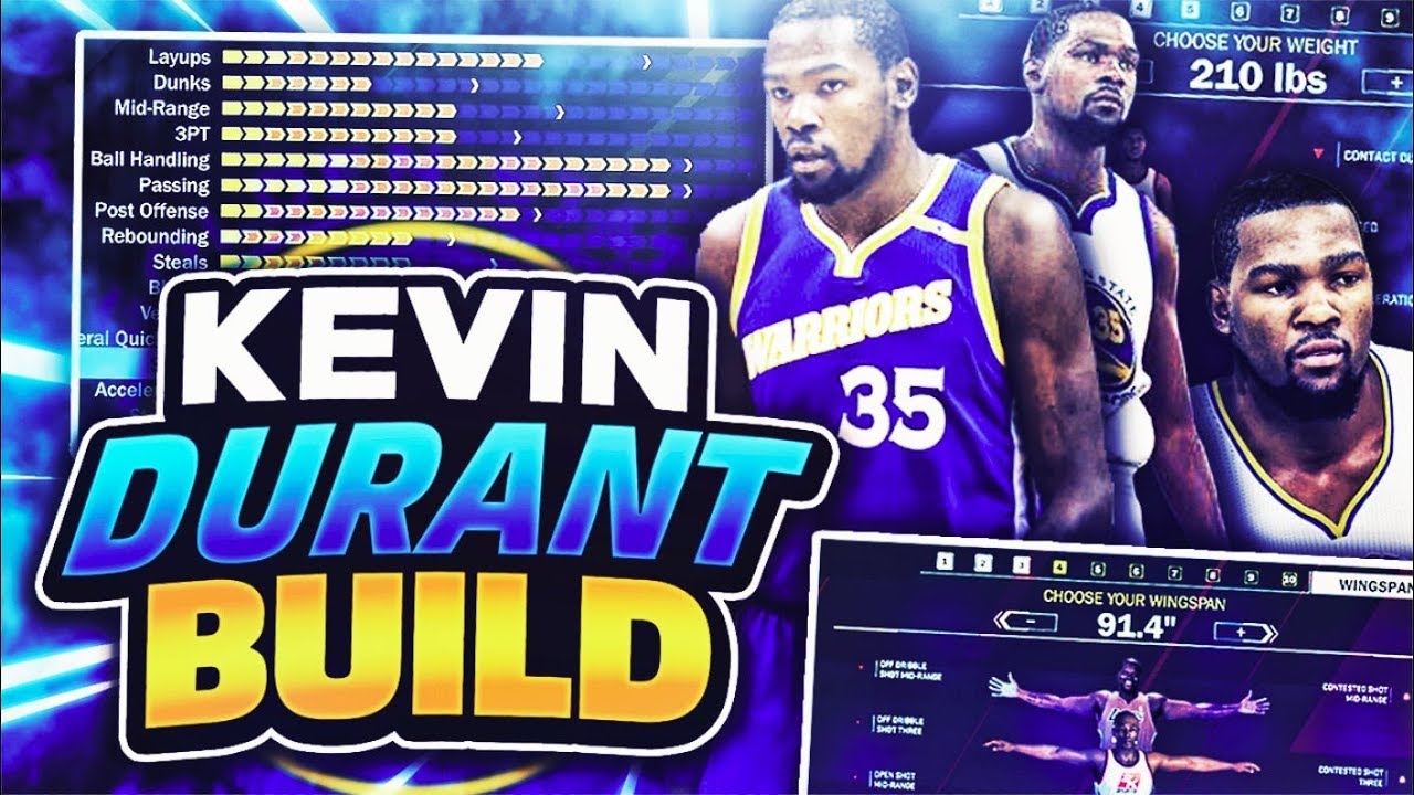 THE BEST BUILD ON 2K18! EXACT REPLICA OF KEVIN DURANT! NBA 2K18