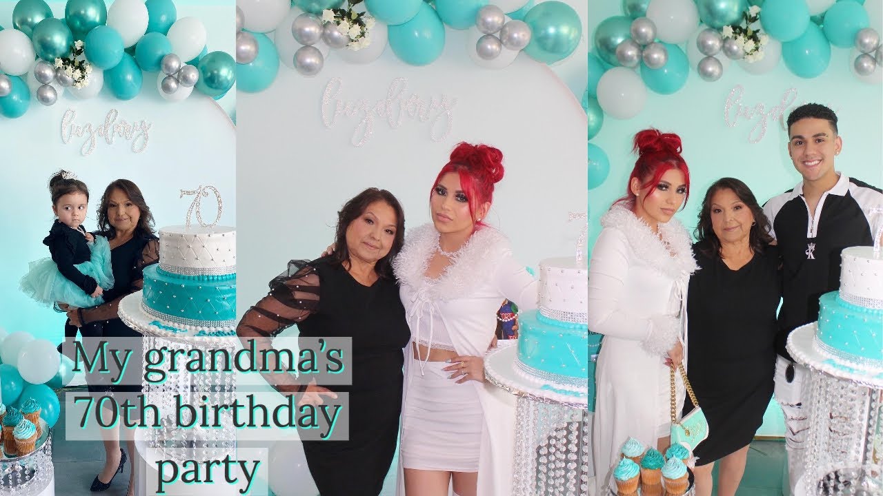 My grandma's Tiffany & Co themed 70th celebration