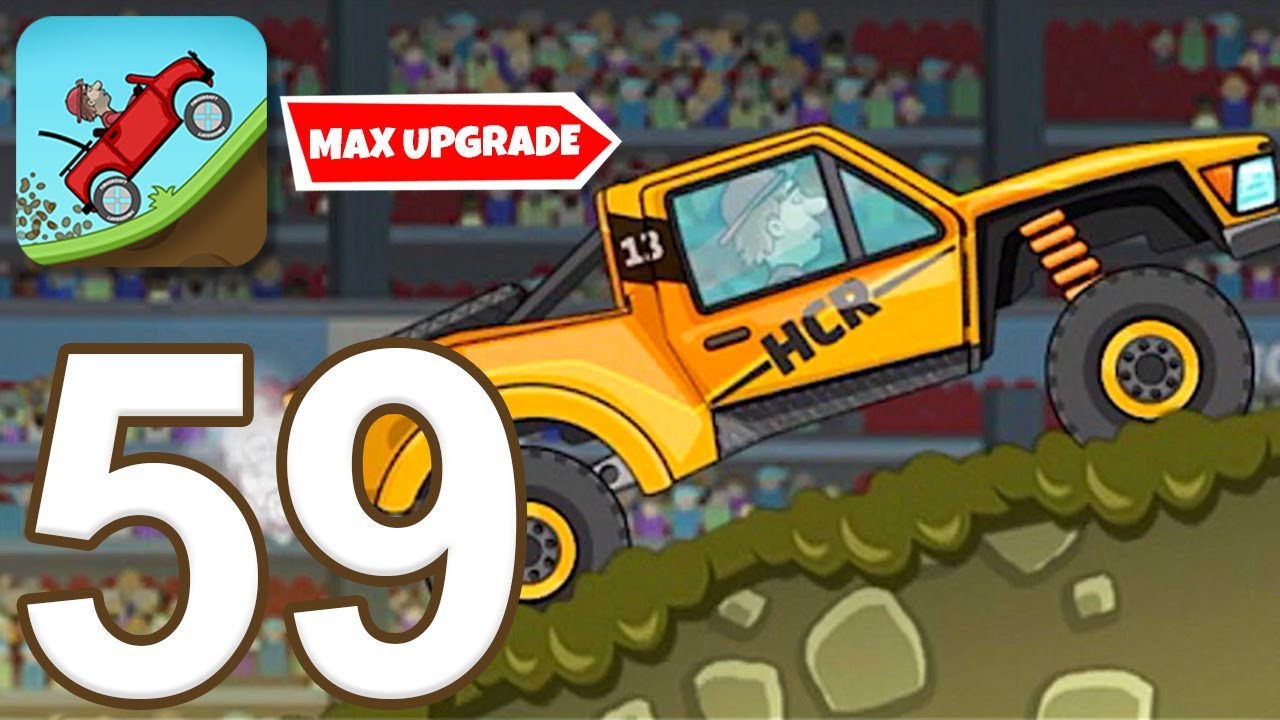 Hill Climb Racing - Gameplay Walkthrough Part 59 - Trophy Truck Max Upgraded (iOS, Android)