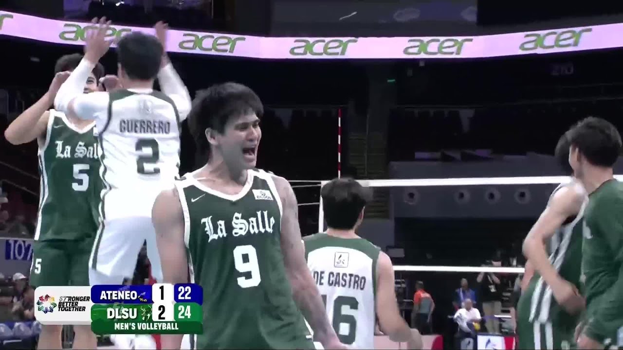 Green Spikers LAST THREE POINTS vs. Ateneo in Set 4 🚦 | UAAP Season 87 Men&rsquo;s Volleyball Tournament