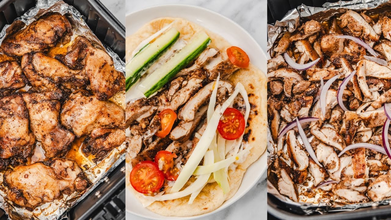AIR FRYER CHICKEN SHAWARMA