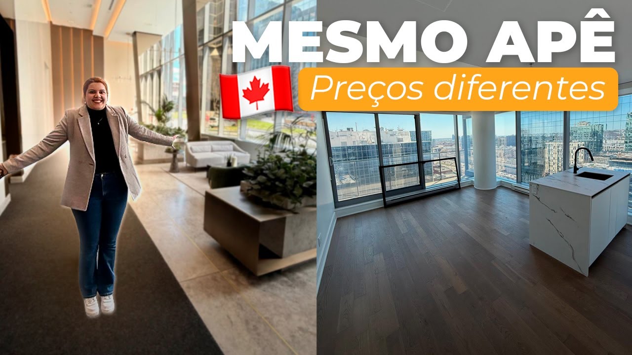 Apartamento de luxo em Montreal: Vale a pena pagar mais caro, por ser andares diferentes?