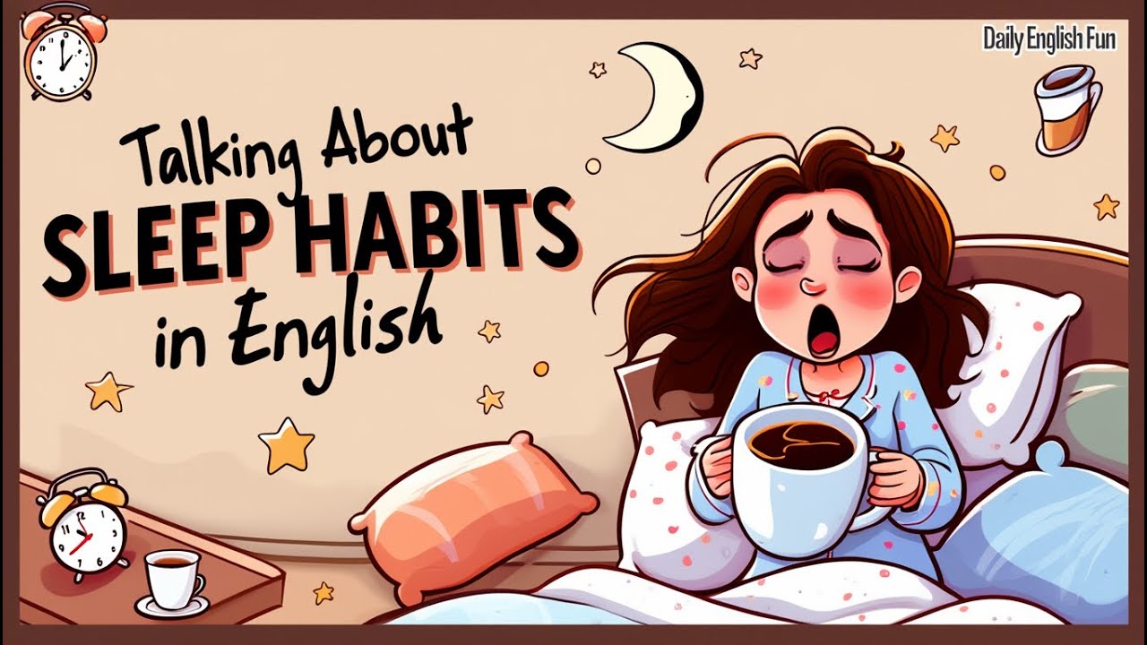 Talking About Sleep Habits 😴🛏️ | Natural English Conversation Practice
