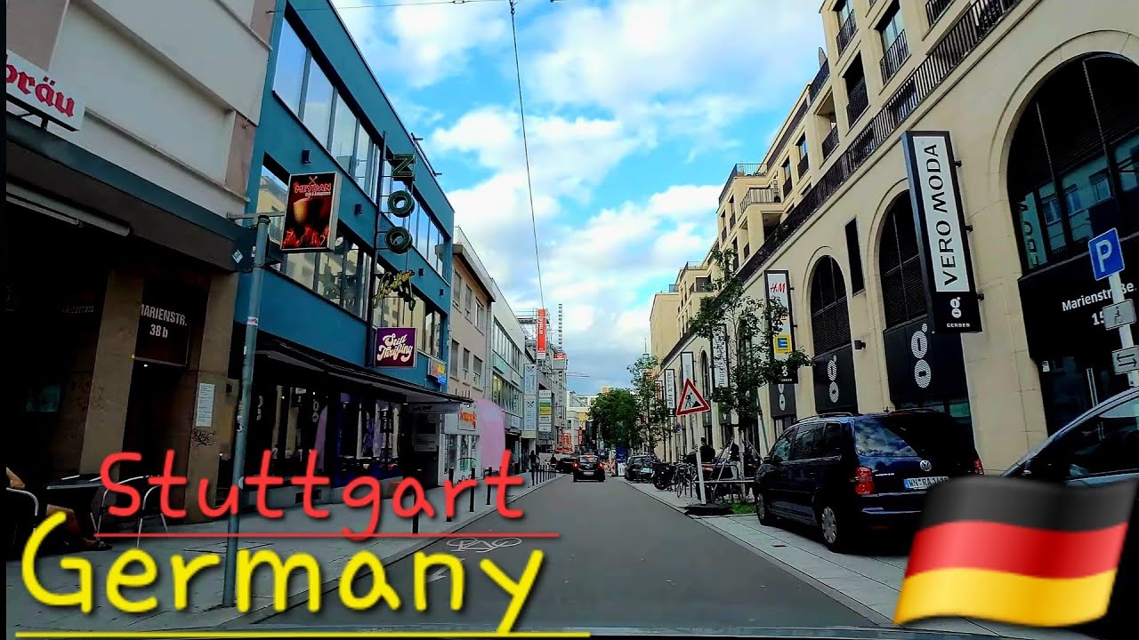 Stuttgart Germany 🇩🇪 4K Drive