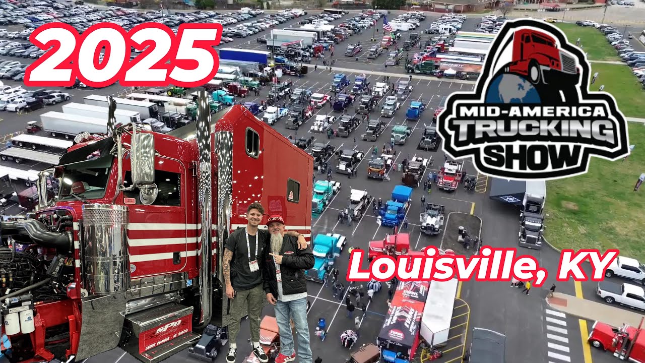 2025 Mid America Trucking Show (MATS) - Louisville, KY - 4K DJI DRONE FOOTAGE