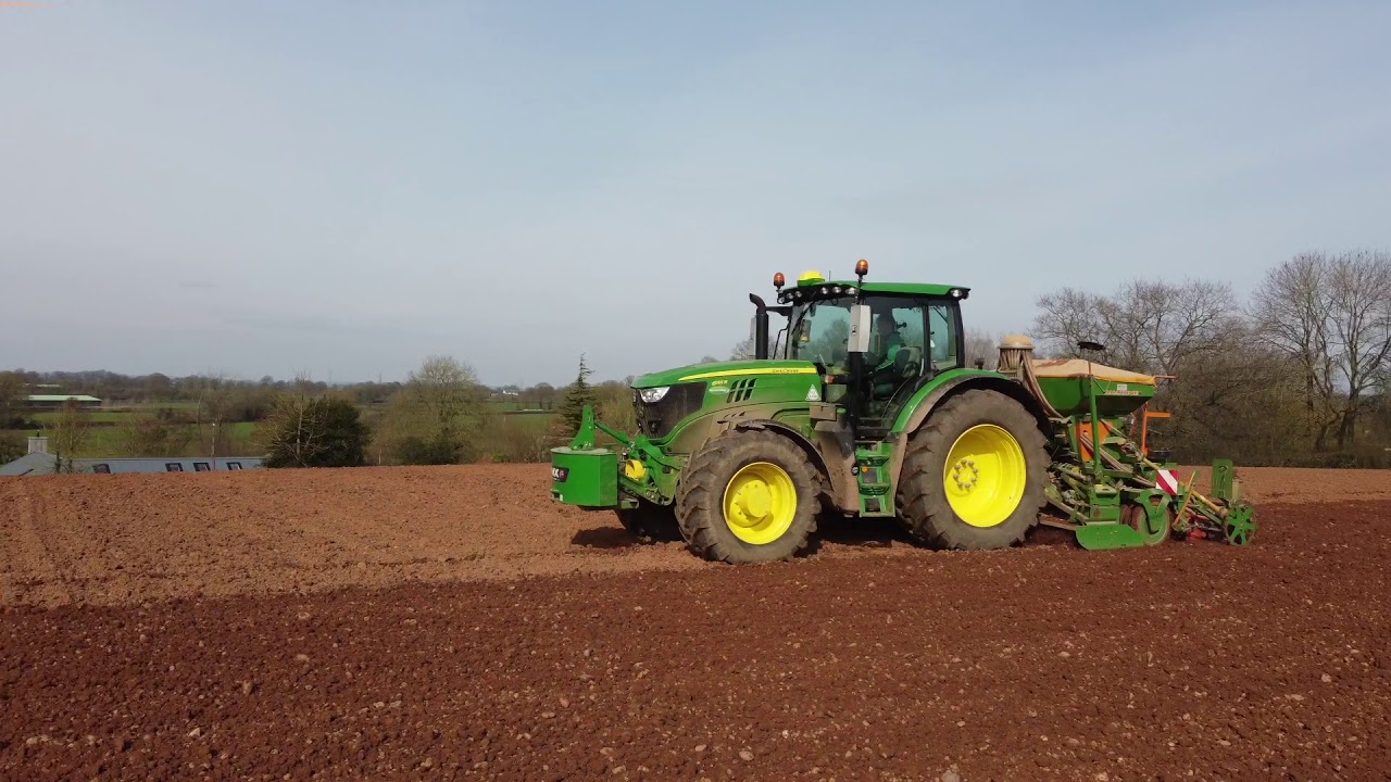 John Deere 6155r Drilling