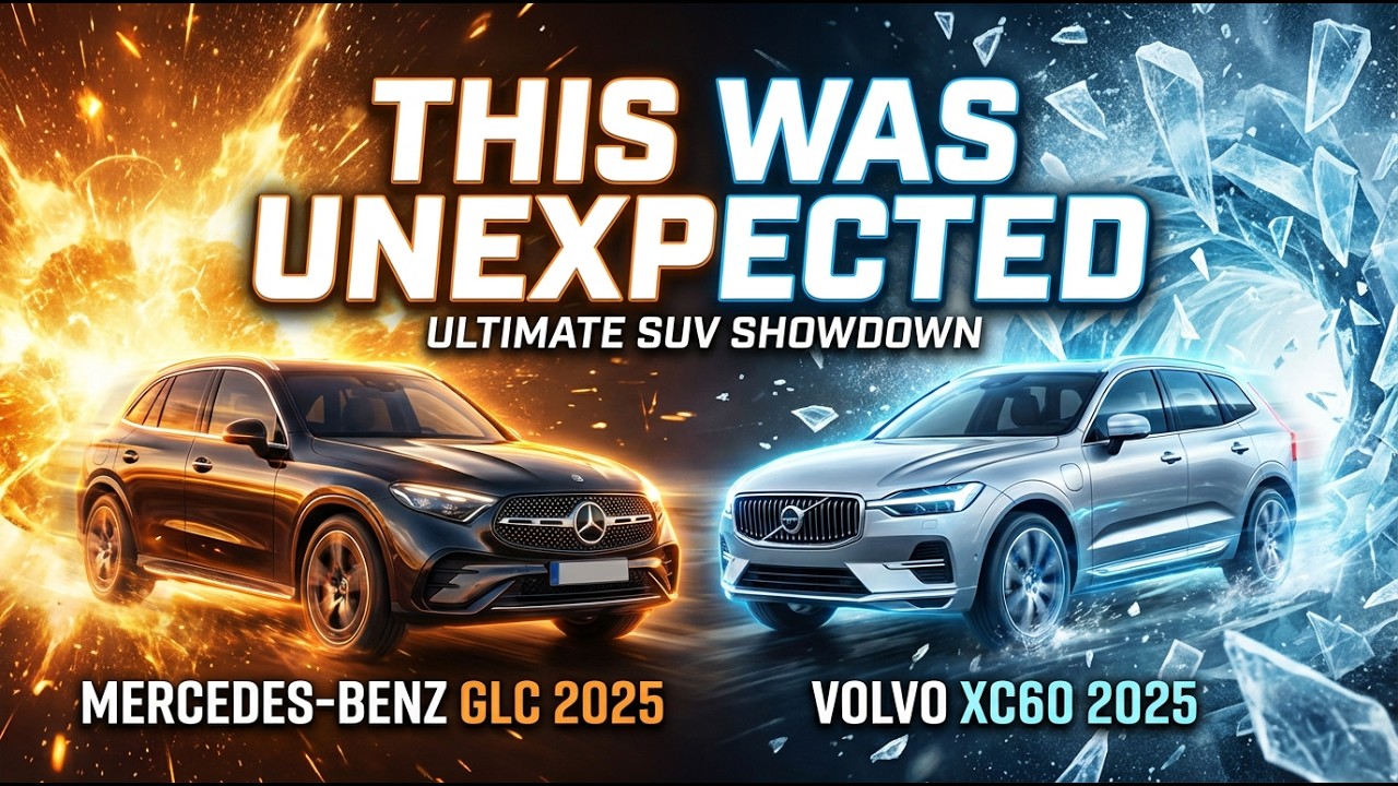 Luxury vs Safety? MERCEDES GLC vs VOLVO XC60 2025 Full Specs Battle