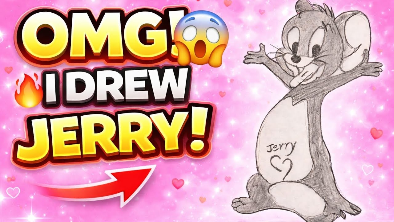 I Drew Jerry… But It Came Out TOO REAL! 😱🐭