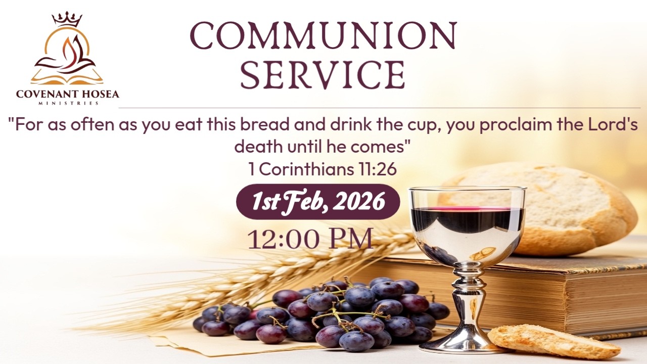 A CLEAN SLATE: HOLY COMMUNION SERVICE