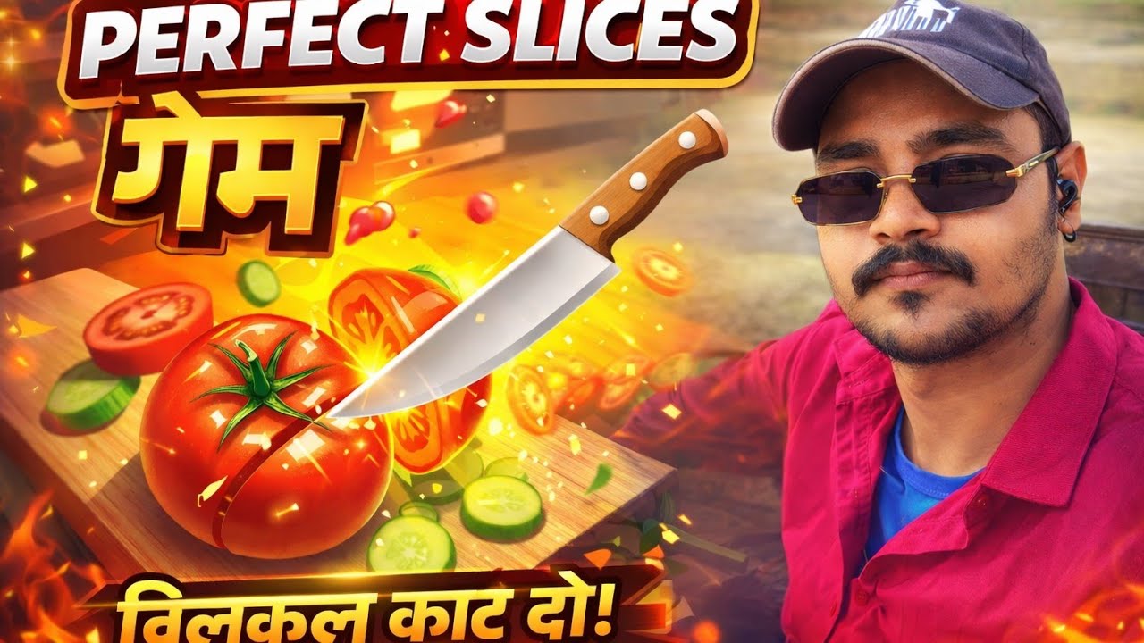 💜🖤 perfect slices 🍉🍑 game play #perfectfeed #live