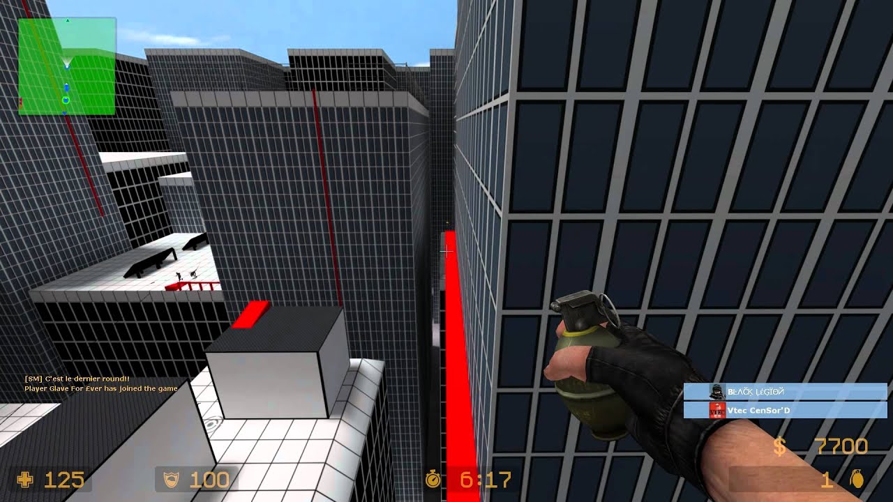 Counter-Strike Source: Zombie Escape - ZE_MIRROR'S_EDGE_V2_FIX4 (1080p)