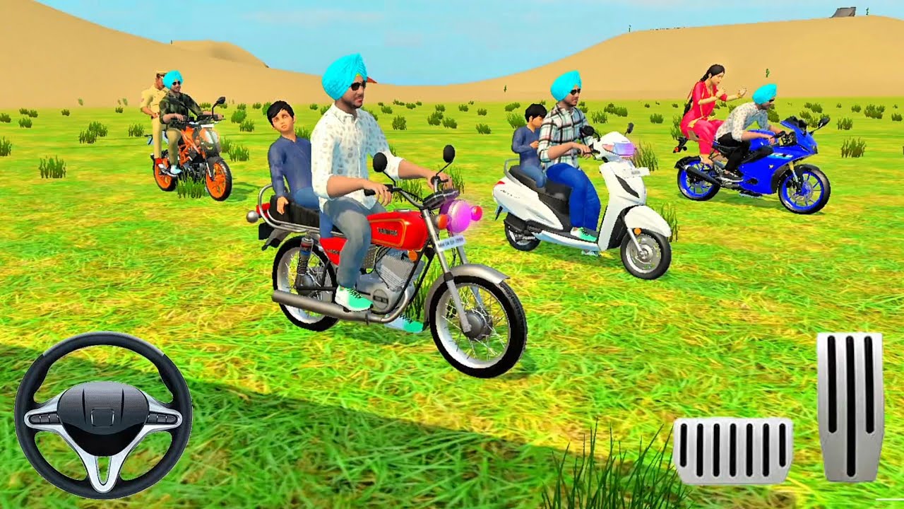 Drive, yamaha, Scooter, ktm and RS bike in the game 😱🎯 