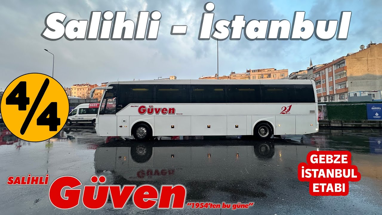 #455 SALİHLİ GÜVEN TURİZM / SALİHLİ - АВТОБУСНОЕ ПУТЕШЕСТВИЕ ПО СТАМБУЛУ ЧАСТЬ 4