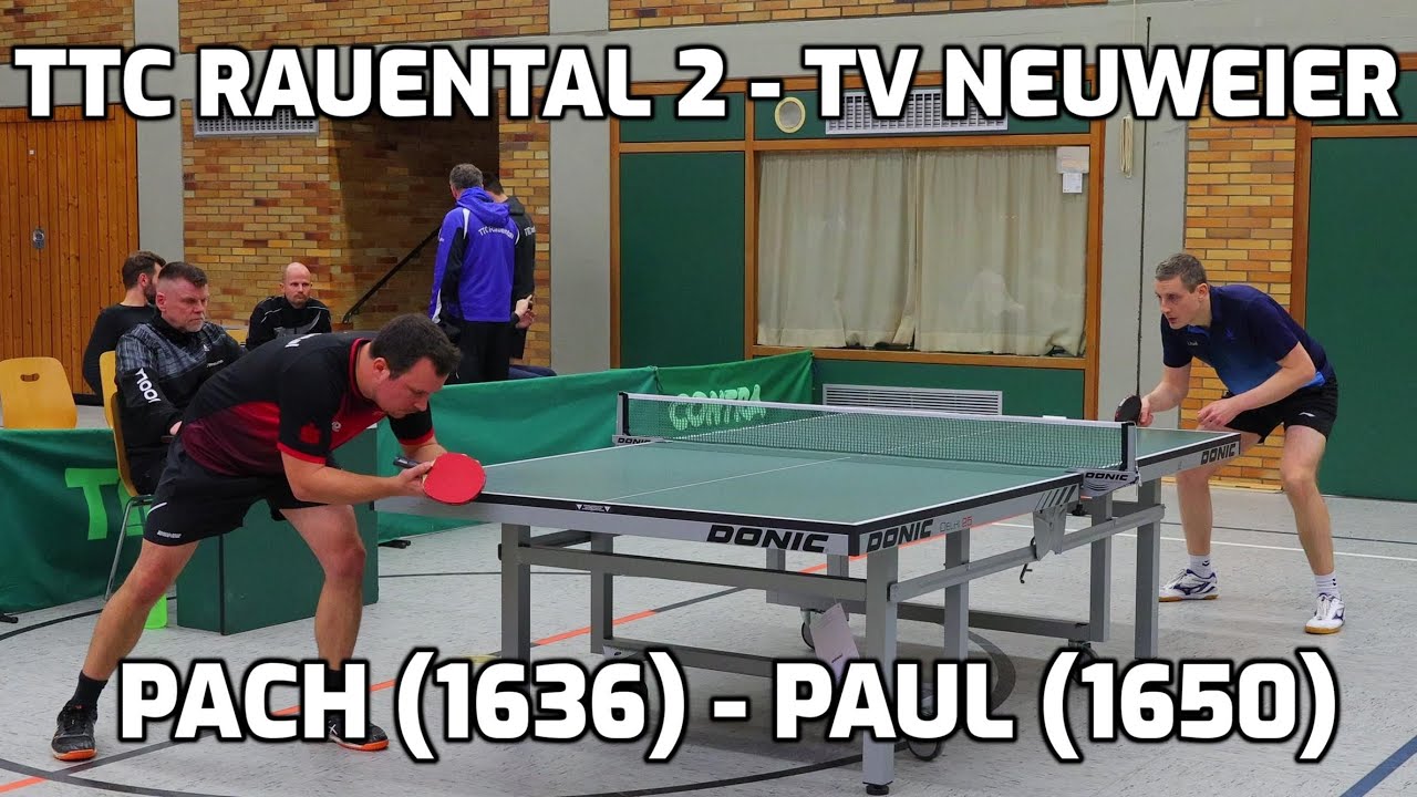 TTC Rauental 2 - TV Neuweier Pach (1636) - Paul (1650)