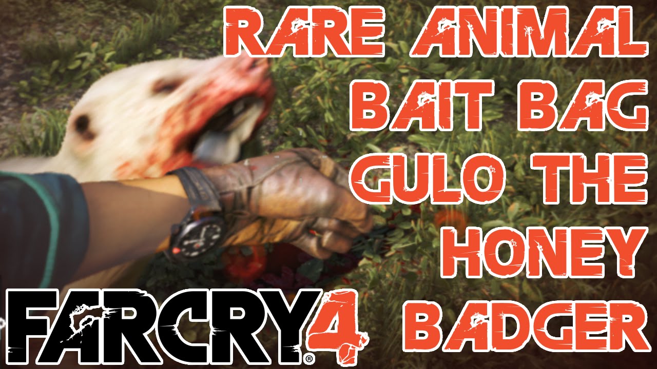 Rare Animal | Crafting Bait Bag - Gulo the Honey Badger - Kyrat Fashion Week - Far Cry 4
