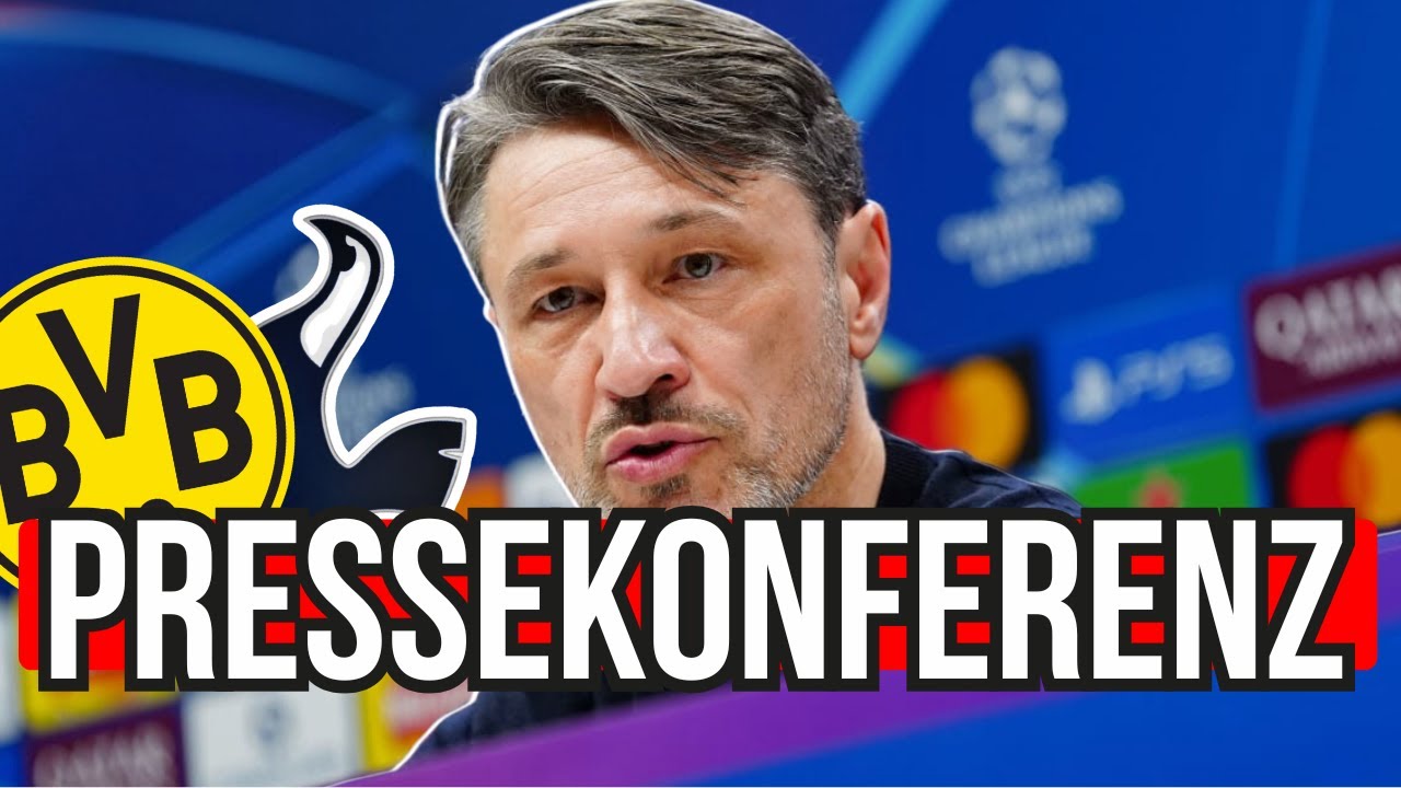 „Zurück in England und bereit für Tottenham“ | PK mit Kovac & Nmecha | Tottenham – Borussia Dortmund