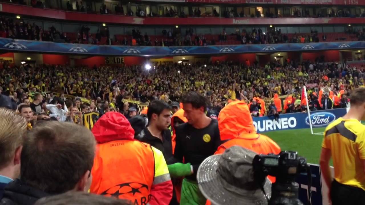 Arsenal vs Borussia Dortmund after match!